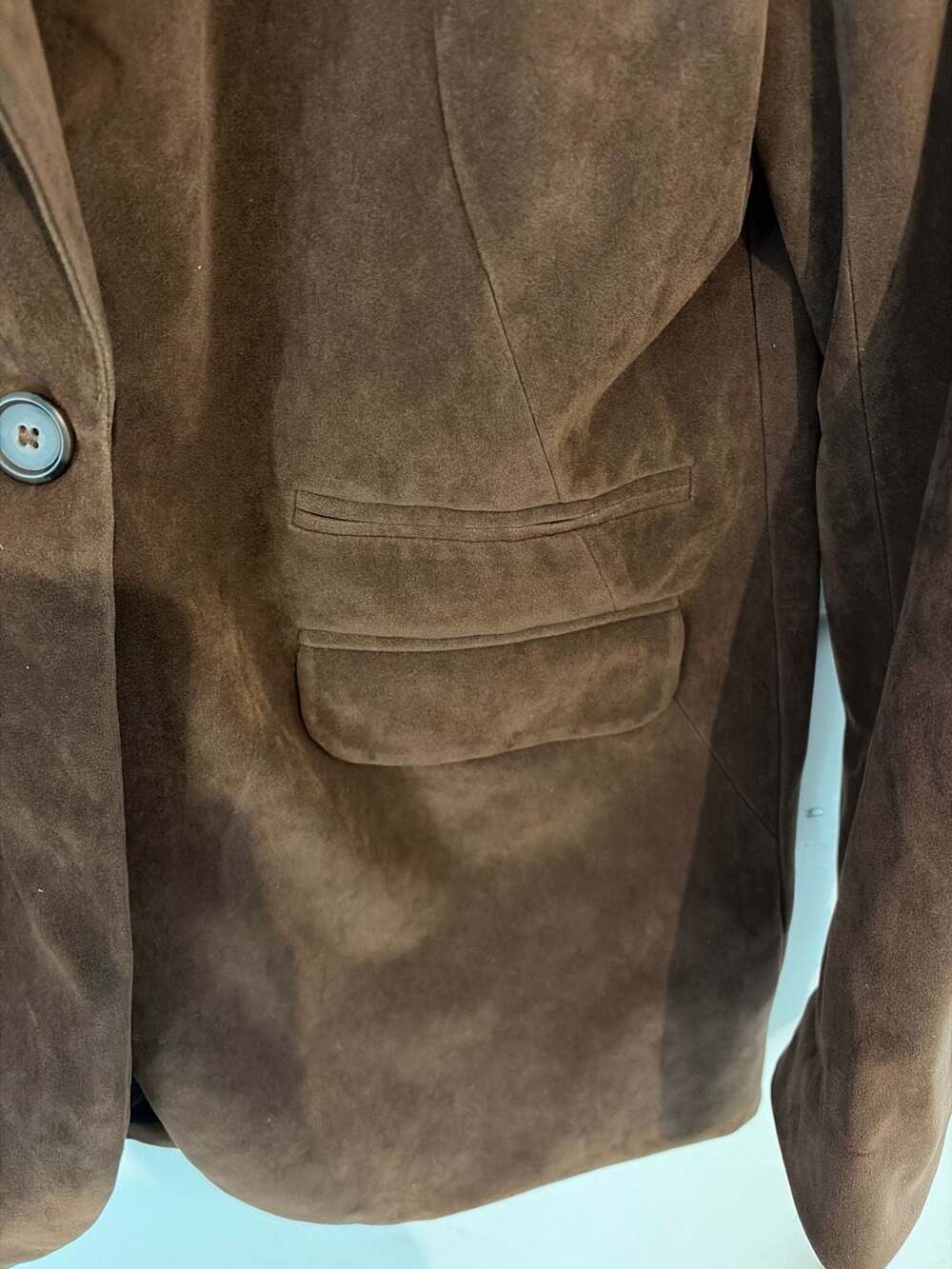 We The Free Free People Brown Suede Oversized Blazer - Picture 3 of 4